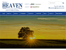 Tablet Screenshot of heaven-co.com